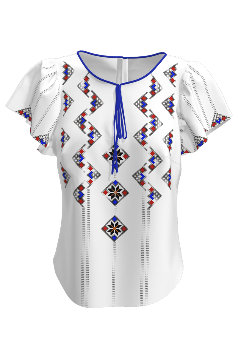 Bluza imprimata cu motive traditionale Transilvania