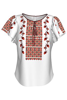 Bluza imprimata cu model traditional Transilvania