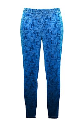 Pantaloni DAMES albastri din catifea cu buzunare